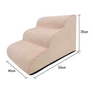 Vente directe d'usine, <span class=keywords><strong>escalier</strong></span> <span class=keywords><strong>pour</strong></span> <span class=keywords><strong>chien</strong></span> en tissu polaire durable antidérapant à 4 marches, amovible et lavable <span class=keywords><strong>pour</strong></span> petit <span class=keywords><strong>chien</strong></span> - Product Image 2