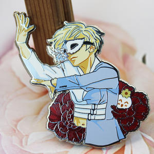 <span class=keywords><strong>Prix</strong></span> d'usine à la mode personnalisé célèbre Kpop idole chanteur broche broches en métal en alliage de Zinc plaqué or émail dur insigne - Product Image 3