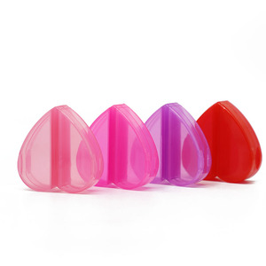 Heart Shape Pill Box Reminder, Flexible Pill Organizer Case