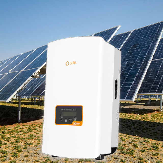 Solis Three Phase 220V 5K 10K 15K 20K 25K 30K Grid-Tied PV String Inverter with 2MPPT IP66 S5-GR3P(5-30)K-LV