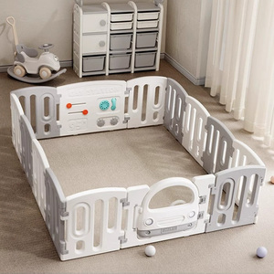 Nouveau design pliable pour enfants clôture Play Yard panneau de jeu et portail avec verrouillage de sécurité aire de jeux pour bébés pour enfants tout-petits - Product Image 4