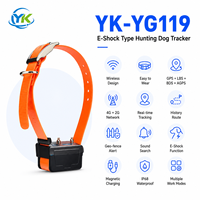 Collier de suivi GPS 4G LTE 2G GSM WiFi Glonass avec électrochoc, étanche IP68 pour chiens de chasse et grands animaux, OEM