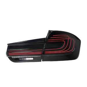 Para <span class=keywords><strong>BMW</strong></span> <span class=keywords><strong>Serie</strong></span> <span class=keywords><strong>3</strong></span> F30 13-18 Montaje de luz trasera Modificación a estilo <span class=keywords><strong>CSL</strong></span> Luces de conducción LED rojas con señales de giro que fluyen Nuevo - Product Image 4