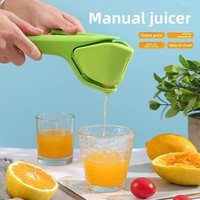 Handmatige multifunctionele citroenpers & sinaasappelpers, compact huishoudelijk fruit- en groentegereedschap