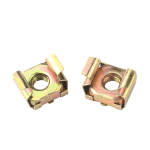 Acier au carbone ASTM A325 zingué M4 M5 M6 M8 M10 <span class=keywords><strong>M12</strong></span> Écrou à ressort de verrouillage carré Écrou à <span class=keywords><strong>cage</strong></span> - Product Image 3