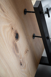<span class=keywords><strong>Table</strong></span> en <span class=keywords><strong>bois</strong></span> de frêne massif, plateau en grande <span class=keywords><strong>planche</strong></span>, bord naturel doublement coupé, <span class=keywords><strong>table</strong></span> à thé, <span class=keywords><strong>table</strong></span> à manger, bureau - Product Image 4