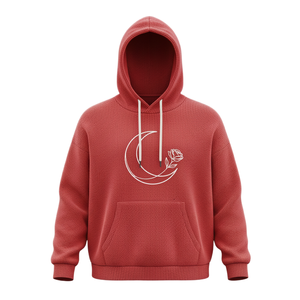 Sudadera con Capucha de Punto Premium, Bordada en Violeta, Manga Larga, con Cordón Ajustable, Bolsillos Tipo Canguro, Invierno, Ecológica, Unisex, Bangladesh - Product Image 5