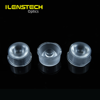 Lentille de diodes étanche lentille optique de 20 millimètres de diamètre lentille LED de profil en plastique de 30 degrés pour le lavage de mur