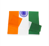 Vente en gros Polyester 3x5 FT drapeau national indien drapeau de tous les pays 3x5ft drapeau de l'Inde