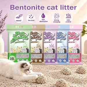 Arena Para Gato Bentonita New Arrival Scented cat Litter Sand Clumping Bentonite OEM Supply - Product Image 1