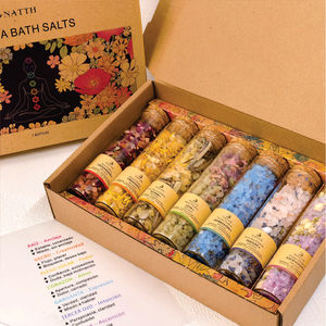 Sels de bain purifiants 7 chakras NATTH, <span class=keywords><strong>formule</strong></span> de désintoxication naturelle pour un nettoyage en profondeur, protection de l'aura et équilibre général de l'esprit et du corps - Product Image 3