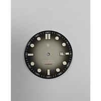 Fabricant de cadrans de précision en laiton personnalisés OEM/ODM, conception de cadran à dégradé de couleur de 35 mm pour l'assemblage de montres