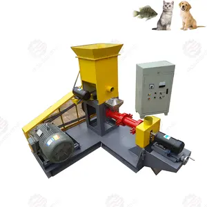 Full Atuoatic Food Extruder Processing Line Sinking Floating Fish Feed Devices Dryer Fish Feed Pellet Machine