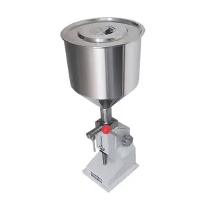 Desktop Manual Paste Liquid Filler Machine for Small Subpackage of Lipstick Cream Perfume Honey Oil Juice