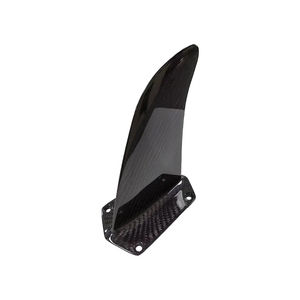 Juego de Aletas Tri Fin de Fibra de Carbono para Tabla de Surf Power Jet Board, Incluye Aletas Centrales y Traseras HS-F - Product Image 4