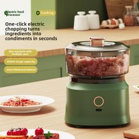 Machine à pâte d'ail électrique sans fil multifonctionnelle, contrôlée par application, mini-machine de cuisine domestique, capacité de 350 ml