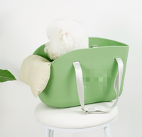 Sac de transport portable pour animaux de compagnie en EVA, avec doublure en polaire amovible, sac à main à bandoulière unique pour petits chats et chiens de moins de 5 kg, pour les voyages en plein air