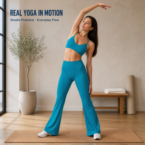Produttori di Abbigliamento Sportivo Personalizzato, Set Reggiseno Sportivo e Leggings a Zampa <span class=keywords><strong>per</strong></span> Donna, Abbigliamento da Palestra, Set Yoga Atletico - Product Image 3