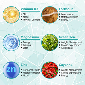 Cápsulas para el Equilibrio Hormonal de Marca Privada OEM al por Mayor, Suplemento para el Control de Peso que Promueve la Armonía Hormonal con Magnesio - Product Image 4