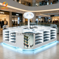 Vitrine d'exposition de lunettes de soleil pratique, verrouillable, autoportante, en verre, pour usage commercial