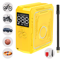 Automatic Rechargeable Electric Mini Digital Wireless Portable Cordless Tyre Inflator Car Air Pump Compressor Tire Inflators 12V