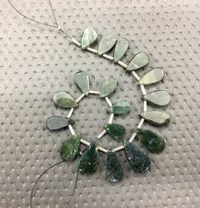 Gemas de cuarzo con forma de pera, joyería hecha a mano, Natural, Solar, 18 piezas - Product Image 4