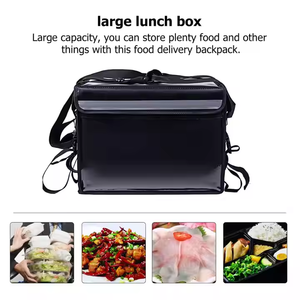 Sac d'emballage chaud étanche de grande capacité avec logo personnalisé Boîte d'isolation pour moto Sac de pique-nique glacière pour <span class=keywords><strong>livraison</strong></span> de <span class=keywords><strong>fast</strong></span>-<span class=keywords><strong>food</strong></span> et pizza - Product Image 3
