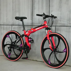 HOT SALE MOUNTAIN BIKE FOLDING BIKE 26 INCH 21 24 SPEED DOUBLE DISC BRAKE HIGH QUALITY FOLDING MOUNTAIN BILE