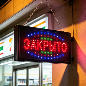 220V Russian LED <b>sign</b> colorful high brightness shop <b>sign</b> indicator light PVC billboard ambient light luminous letters customize - Product Image 6