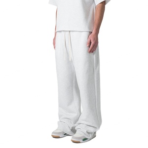 Pantalones Jogger Anchos de Alta Calidad con Logotipo Personalizado de Fábrica, Pantalones Deportivos Holgados para Hombre - Product Image 2