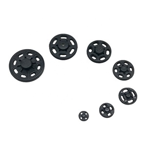 Guanfeng Vente en gros Bouton à <span class=keywords><strong>coudre</strong></span> en deux parties en plastique noir blanc transparent Bouton à <span class=keywords><strong>pression</strong></span> caché à <span class=keywords><strong>coudre</strong></span> Bouton couvert pour vêtement - Product Image 1