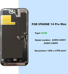 <span class=keywords><strong>Pantalla</strong></span> OLED Boston para Reemplazo de <span class=keywords><strong>Pantalla</strong></span> del 14 Pro Max, 6.7 Pulgadas, Full HD Retina, Digitalizador 3D Touch, Reparación del Ensamblaje del Marco - Product Image 2