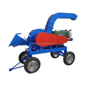 LDT series Agriculture Equipment 1-8 TPH mobile wood chipper machines