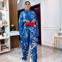 Nouvelle Collection Été 2026 : Ensemble Robe de Soirée Élégante en Mousseline avec Robe Intérieure Imprimée 2 Pièces pour Femme K1266