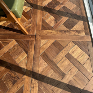 Parquet Versailles en frêne multicouche T&G, personnalisable, à réduction de bruit, FSC, lisse, laqué UV, grade AB, 12mm 15mm 18mm, pour ferme - Product Image 2