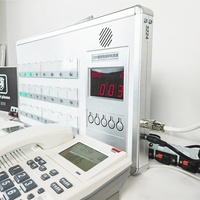 Système d'Appel Infirmier JT-3200 Filaire pour Hôpitaux, Maisons de Retraite et Cliniques – Panneau d'Appel à Cordon Tressé avec Bouton Sonnette