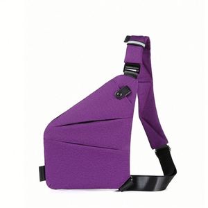 Sac de poitrine antivol pour homme, idéal pour les voyages d'affaires, avec sangle de sécurité et compartiment numérique - Product Image 2
