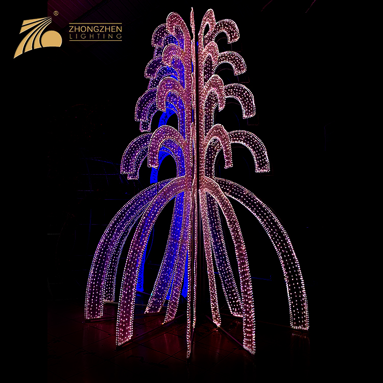 Инженерное изготовление на заказ, большое праздничное украшение, уличное светодиодное освещение для рождественской елки