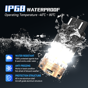 Ampoules LED Canbus 6600LM 60W Mini Taille 1:1 Nouvelle Série 1 1156/1157/3156/3157 12V pour Clignotants, Feux de Recul et Feux Stop de Voiture - Product Image 6