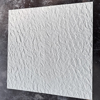 Panneaux de revêtement mural extérieur en poudre d'argile modifiée ignifuge et imperméable, revêtement de façade flexible pour hôtels et bureaux