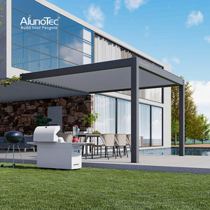 Pérgola de Aluminio para Exterior AlunoTec Asequible, Resistente a la Lluvia y al Sol, en Oferta Especial - Product Image 2