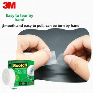 Ruban adhésif invisible 3M <span class=keywords><strong>Scotch</strong></span> 3M810 - 12,7 mm/19 mm x 33 m, déchirable à la main, protection contre les erreurs d'écriture, fournitures de bureau et scolaires - Product Image 4