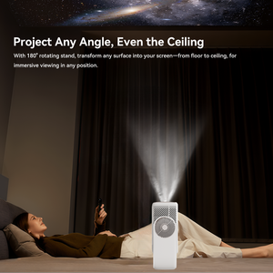 Proyector Portátil Apex 1080P con <span class=keywords><strong>Netflix</strong></span> Oficial, 1000 CVIA Lúmenes, Interfaz Enriquecida, Autoenfoque, Android 13, Proyector de Cine en Casa - Product Image 3