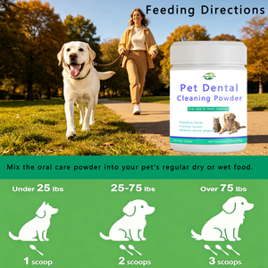 Polvo de Limpieza Dental para Mascotas Herblife de Marca Privada OEM, 5.29 oz, Polvo de Limpieza Bucal para Perros y Gatos - Product Image 3