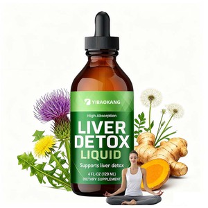 Gocce Liquide Personalizzate per la Disintossicazione del Fegato con Cardo Mariano, Chanca Piedra, Curcuma, Tarassaco e Carciofo - Product Image 1