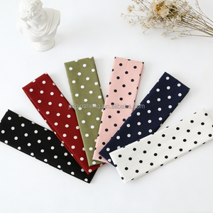 Fascia Elastica Larga a Pois per Sport, Palestra, Yoga, Spa - Accessorio Elastico per Capelli per Donne e Ragazze - Product Image 2