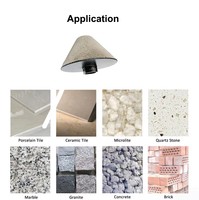 Forets de chanfreinage cylindriques diamantés pour trous existants dans le marbre, le verre, la céramique - Personnalisable OEM