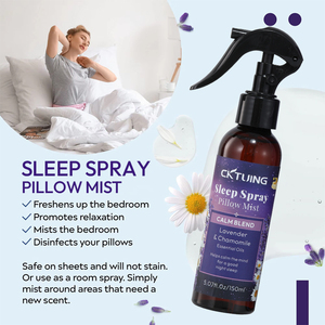 Huile essentielle pour adultes Bonne nuit, spray apaisant naturel à la camomille pour le sommeil, spray pour oreiller, spray pour dormir - Product Image 1