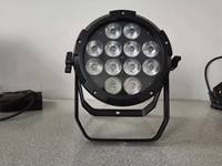 Venta de Fábrica: Foco LED Par Inalámbrico a Batería de 12*18W, Luz de Escenario a Todo Color 6 en 1 RGBWA+UV para Bodas y Eventos