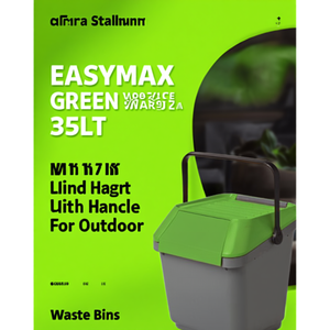 Pattumiera (35Lt) EASYMAX Verde A11711 - Product Image 2
